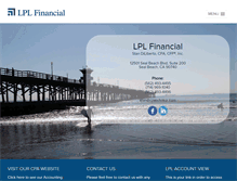 Tablet Screenshot of lplfinancial.com
